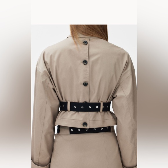 ROKH x H&M CROPPED TWIL JACKET - Picture 4 of 8